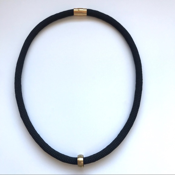 Black rope necklace - Multiple ways to wear - Picture 3 of 12